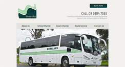 Desktop Screenshot of morelandbus.com.au
